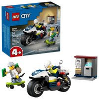 Конструктор LEGO City Полицейская погоня на мотоцикле 60455