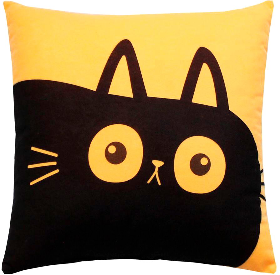 

Декоративная подушка Matex Meow. Chubby 62-103 (абрикосовый/черный)