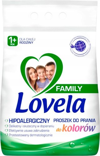 Стиральный порошок Lovela Family для цветного белья гипоаллергенный 2.1 кг