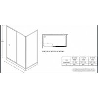 Душевая дверь Jacob Delafon Serenity E14C100-GA