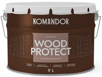 Лазурь Командор Лазурь Wood Protect База 3 9л