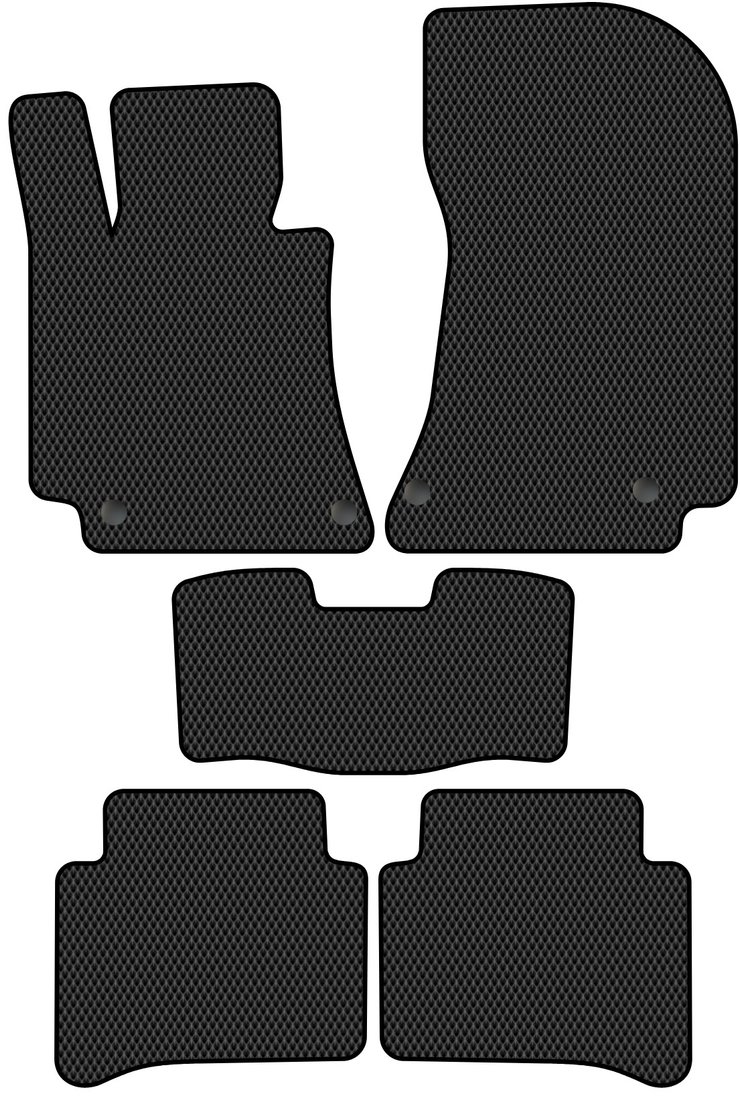 

Комплект ковриков для авто Alicosta Mercedes-Benz E-Class IV (универсал, седан, гибрид / S212, W212) 2013 - 2016 (черный, ромб)