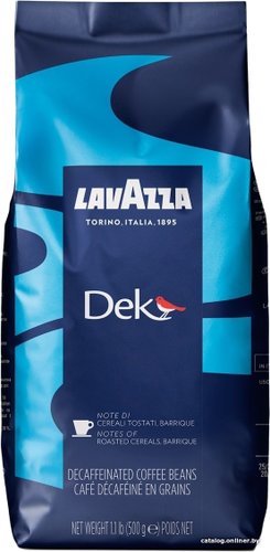 Кофе Lavazza Dek в зернах 500 г