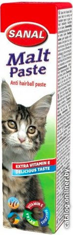 Лакомство для кошек Sanal Malt Paste 100 г