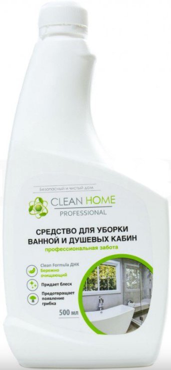 

Средство для ванны Clean Home Для ванны и душевых кабин запасной блок, 500 мл