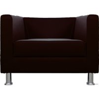 Интерьерное кресло Brioli Билли (экокожа, L13 коричневый)