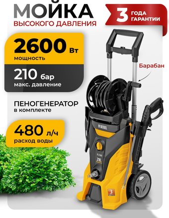 Мойка высокого давления Denzel R-210iD