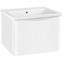  Runo Тумба с умывальником Тоскана 60 + Никсон 60 (подвесная, белый)