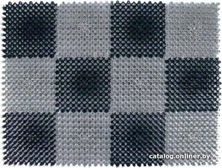 Придверный коврик Blabar Gras 42x56см 92059 (черный/серый)