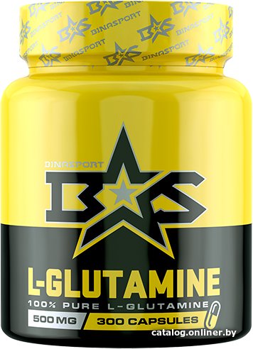 L-глютамин Binasport L-Glutamine (300 капсул)