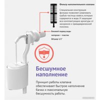 Впускной клапан Berges Wasserhaus Eko боковой 030842