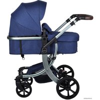 Универсальная коляска Aimile Original New Silver (2 в 1, синий)