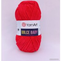 Пряжа для вязания Yarnart Dolce Baby 748 50 г 85 м (красный)