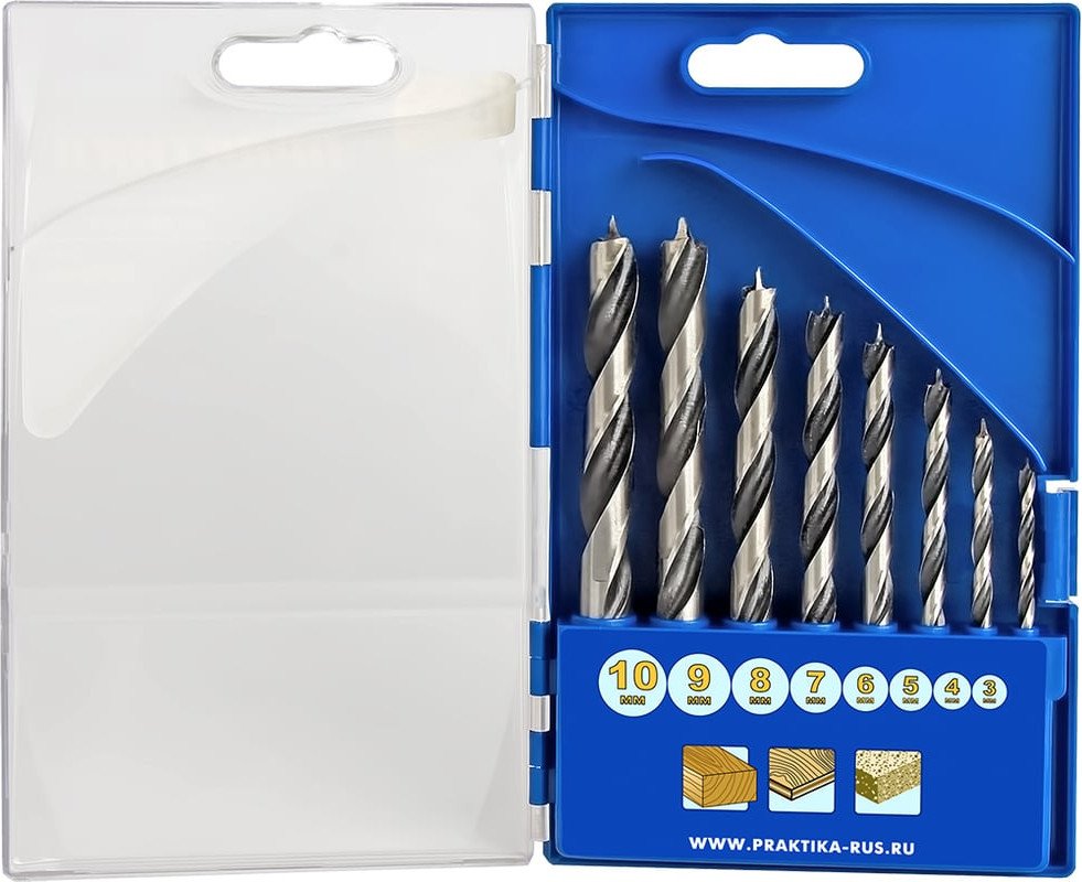 Набор сверл Практика Профи 640-360 (8 шт)
