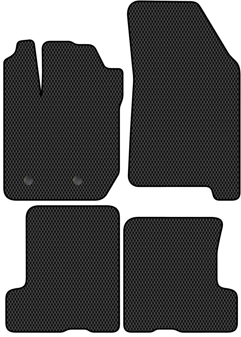 

Комплект ковриков для авто Alicosta Лада Х-рей (suv / С вещевым ящиком) 2015 - Н.В. (черный, ромб)