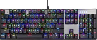 Motospeed CK104 RGB Blue Switch (черный/серебристый)