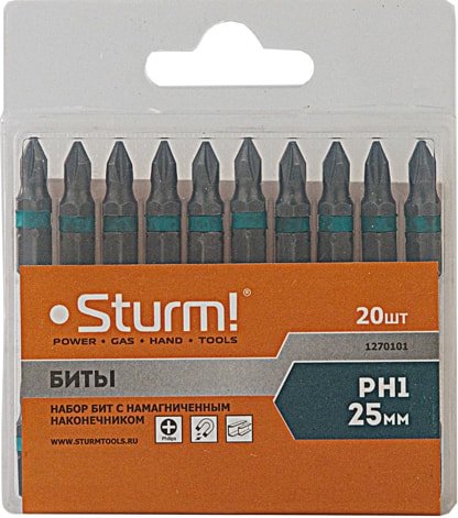 

Набор бит Sturm 1270101 (20 предметов)