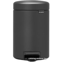 Мусорное ведро Brabantia Pedal Bin NewIcon 3 л (минерально-графитовый)