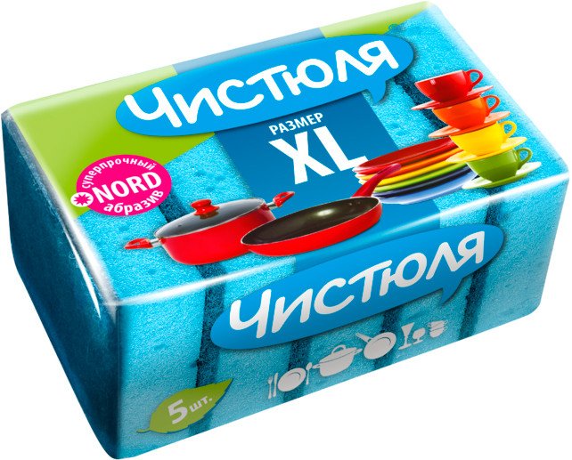 

Губка Чистюля XL П0311 4601892007366 (5 шт)