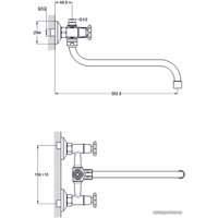 Смеситель Solone JIK7-A102-A (хром)