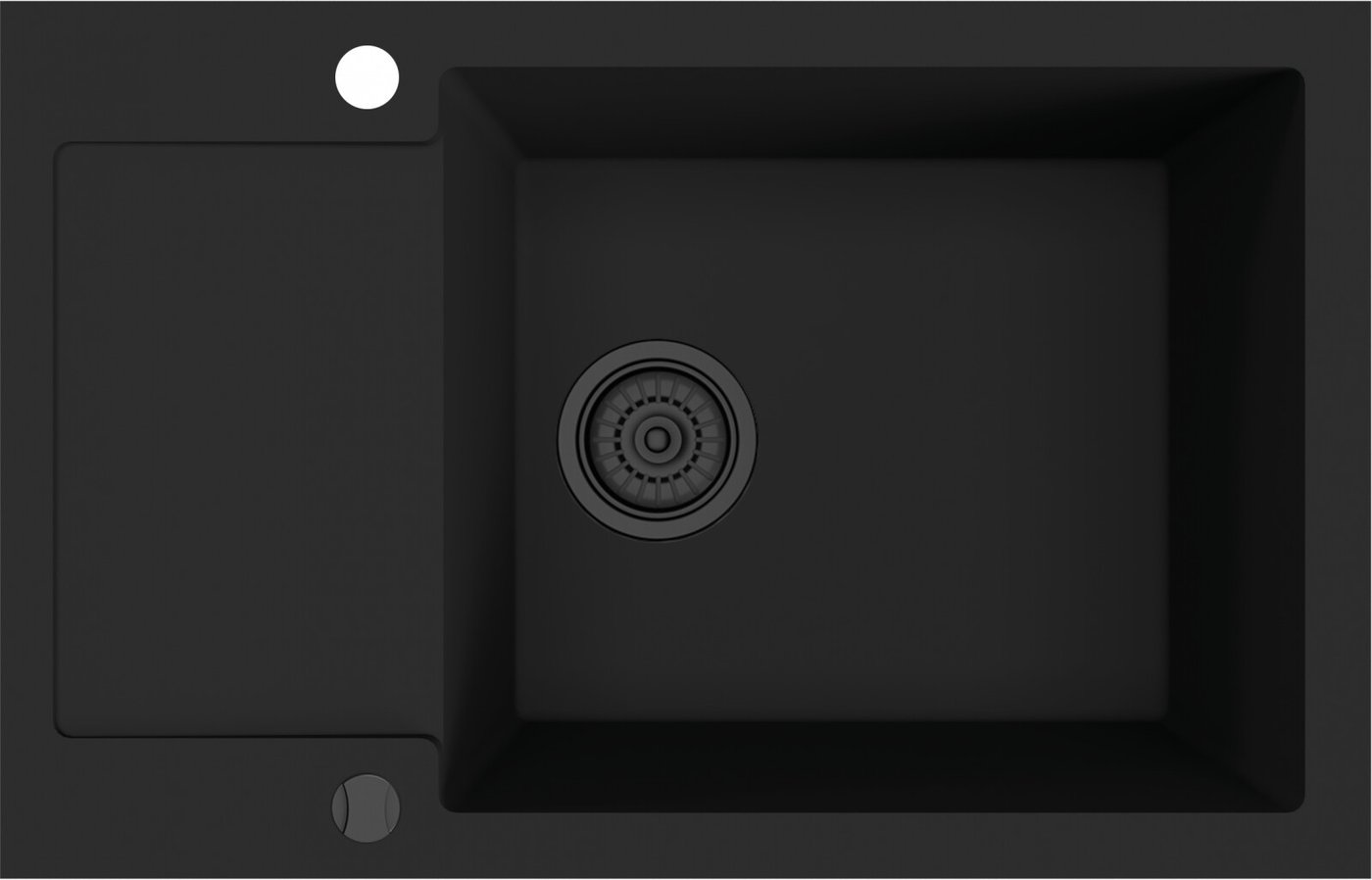 Кухонная мойка Kernau KGS H 6078 1B1D Deep Black
