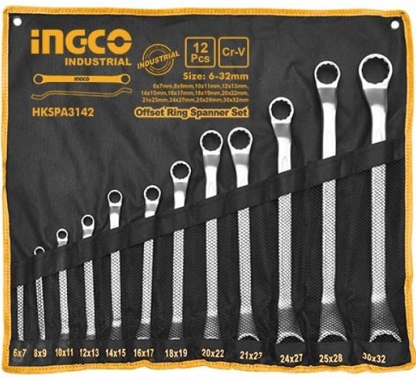 

Набор ключей Ingco HKSPA3142 (12 предметов)