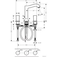 Смеситель Hansgrohe Metropol Classic 31305000