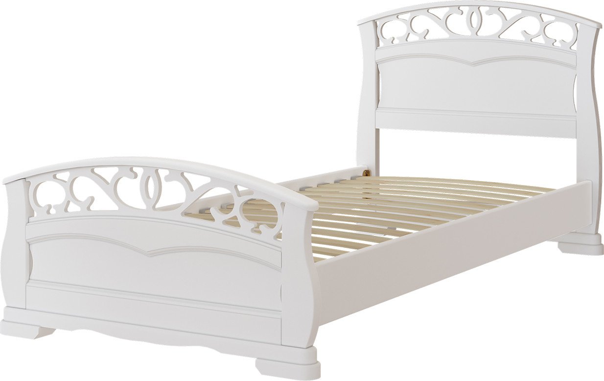 

Кровать Bravo Мебель Грация 1 90x200 (белый античный)