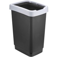 Мусорное ведро Idea Твин 25 л (черный/серый)