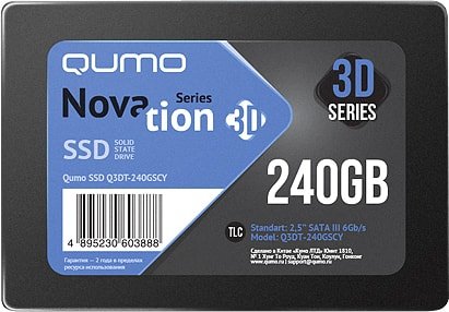 

SSD QUMO Novation 3D TLC 240GB Q3DT-240GSCY