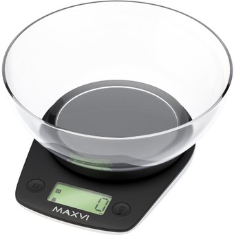 Кухонные весы Maxvi KS102P (черный)