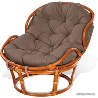 Кресло Мир Ротанга Papasan mini 23/03 (миндаль/коричневый)