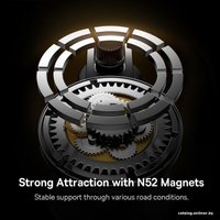 Держатель для смартфона Baseus T-Space Series Folding Car Mount Magnetic Phone Holder C40151300S11-00 в Гродно