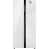 Холодильник side by side Weissgauff WSBS 500 Inverter NoFrost White Rock Glass