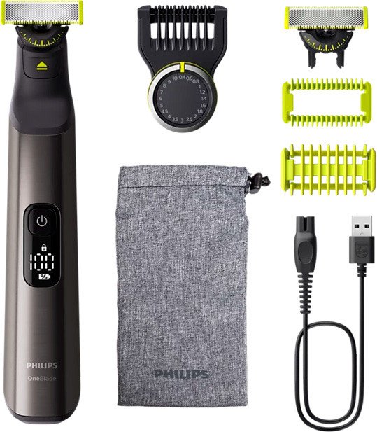 Триммер для бороды и усов Philips OneBlade Pro 360 Face + Body QP6552/30
