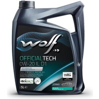Моторное масло Wolf OfficialTech 0W-20 IL D1 5л