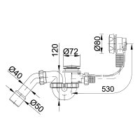 Сифон Styron STY-536-A-K