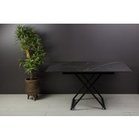 Стол-трансформер Levmar Accord D97/S53 (мрамор черный/черный)