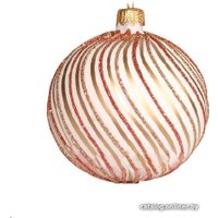 Елочная игрушка Орбитал Шар Д-328 200-063-5 (8см, белый)