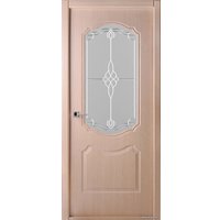 Межкомнатная дверь Belwooddoors Перфекта 60 см (стекло, экошпон, клен серебристый/мателюкс 36)