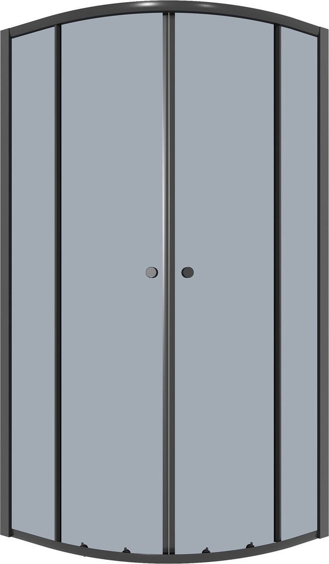 Душевой уголок Niagara Eco NG-1007-14T 90x90x190 (черный/стекло тонированное)