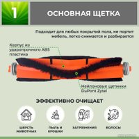 Набор аксессуаров USBTOP для Xiaomi Mi Robot Vacuum-Mop 2 Pro (MJST1SHW) (белые боковые щетки) 558311