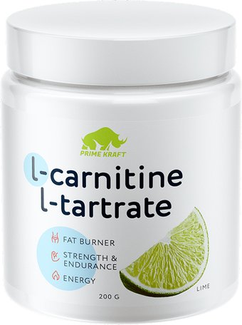 L-карнитин Prime Kraft L-карнитин L-Tartrate (200г, лайм)