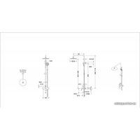 Душевая система  Bravat Rhein F6429564BW-A-ENG