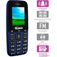 Телефон Olmio A15 (синий)