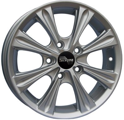 

Литые диски TechLine 523 15x6" 4x100мм DIA 54.1мм ET 45мм S
