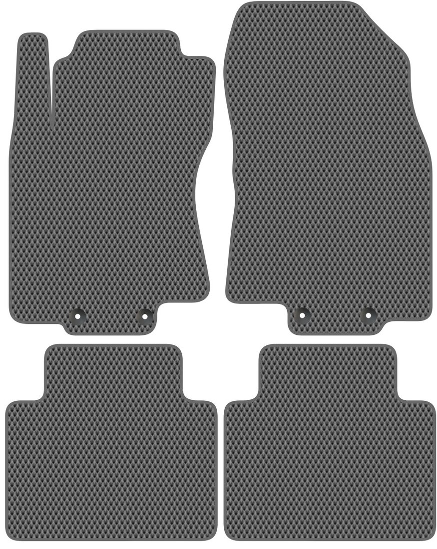 

Комплект ковриков для авто Alicosta Renault Koleos II (suv) 2016 - Н.В. (серый, ромб)