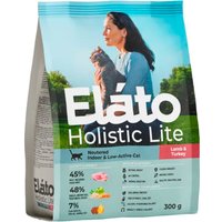 Сухой корм для кошек Elato Holistic Lite Для стерилизованных кошек с ягненком и индейкой (300г)