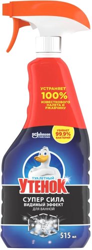 Средство для ванны Туалетный Утенок Суперсила Видимый эффект для ванной 515 мл