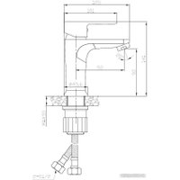 Смеситель Voda Snow SW 26 TW